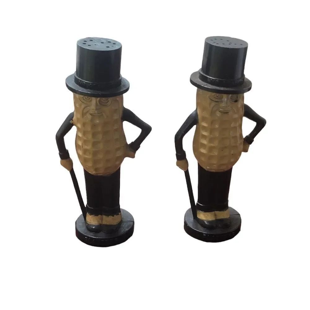 Vintage Mr. Peanut salt and pepper shakers